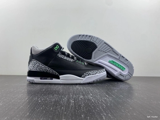 1st Kicks Shoes Jordan Green CT8532-031 Air Glow 3 0715